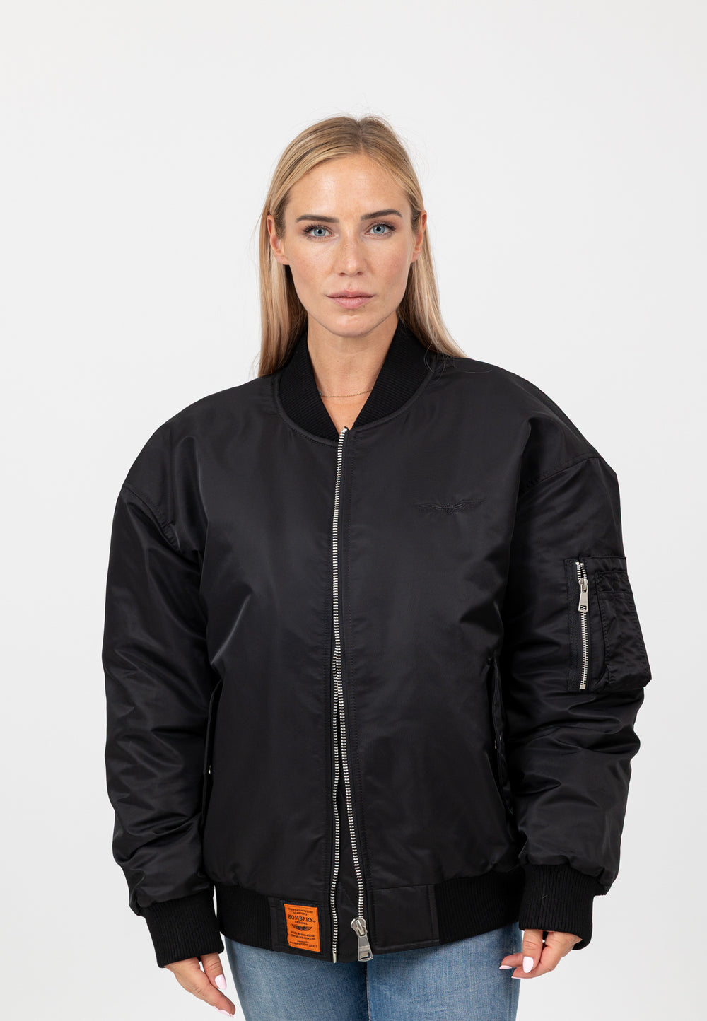 Bombers Créateur Indépendant - Taille 38 - Bleu Satin - Doublure Nylon - Fait Main En Belgique